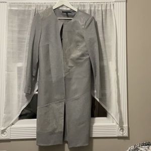 White House Black Market full length car coat